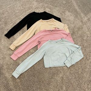 💜 LOT OF LIGHTWEIGHT CROP CREWNECKS 💜